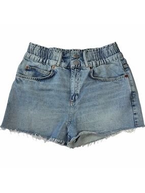✅ All Saints Light Blue Jean Paperback Shorts size 6